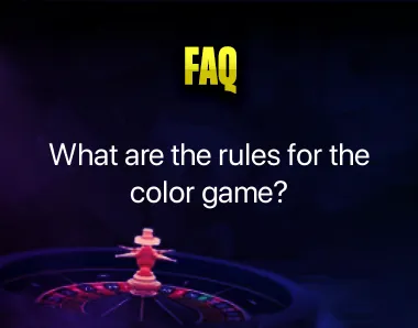 What are the rules for the Color Game What are the rules for the Color Game