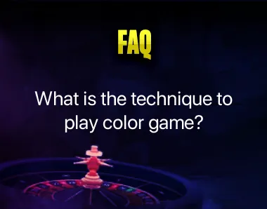 What is the technique to play Color Game What is the technique to play Color Game