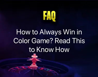 How to always win in Color Game How to always win in Color Game
