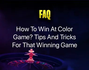 how to win at color game how to win at color game