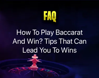 how to play baccarat and win how to play baccarat and win