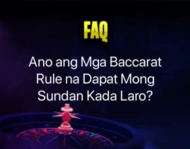 Baccarat Rule Baccarat Rule