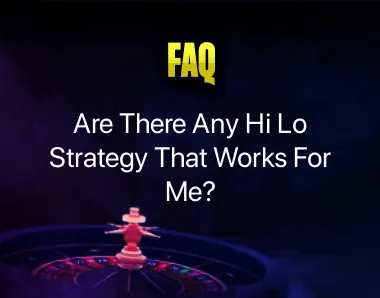 Hi Lo Strategy Hi Lo Strategy
