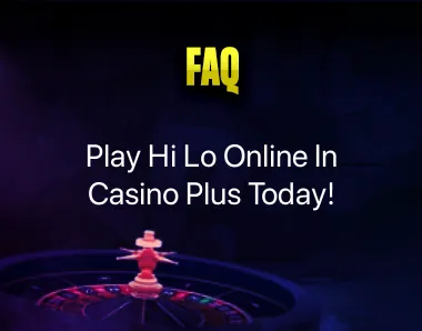 Play Hi Lo Online Play Hi Lo Online