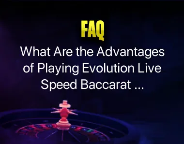 Evolution Live Speed Baccarat A Evolution Live Speed Baccarat A