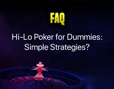 Hi-Lo Poker Hi-Lo Poker