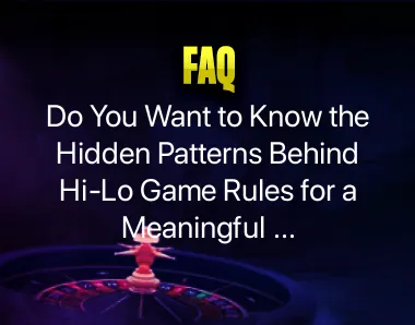 Hi-Lo Game Rules Hi-Lo Game Rules