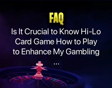 Hi-Lo Card Game How to Play Hi-Lo Card Game How to Play