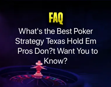 Poker Strategy Texas Hold Em Poker Strategy Texas Hold Em