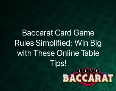 baccarat card game rules