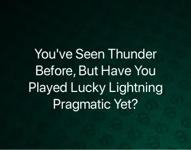 Lucky Lightning Pragmatic Play