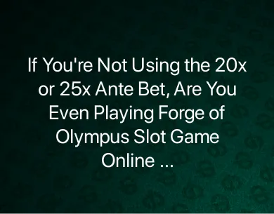 Forge of Olympus Slot Game Online