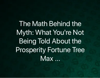 Prosperity Fortune Tree Max Win