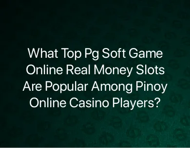 Pg Soft Game Online Real Money