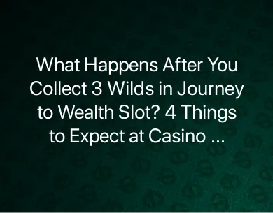 Journey to Wealth slot