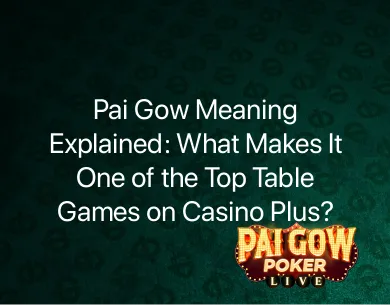 Pai Gow Meaning Pai Gow Meaning