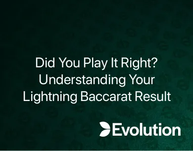Lightning Baccarat Result